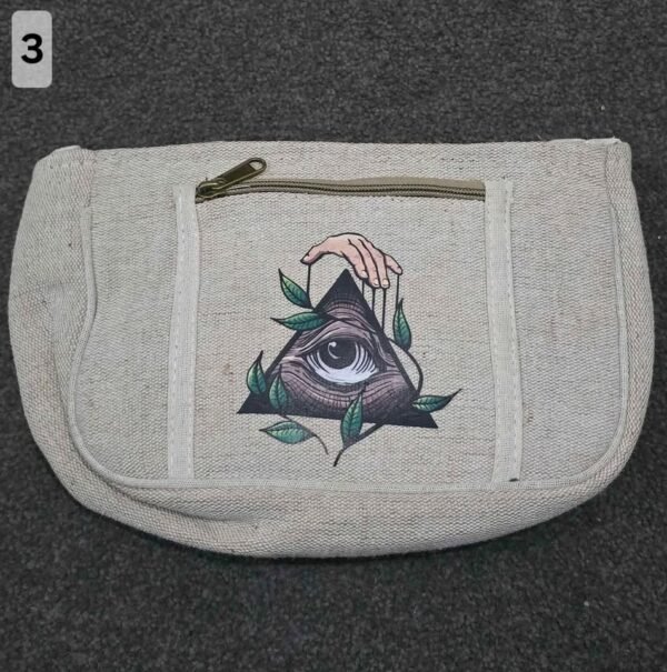 Natural Hemp Crossbody Bag
