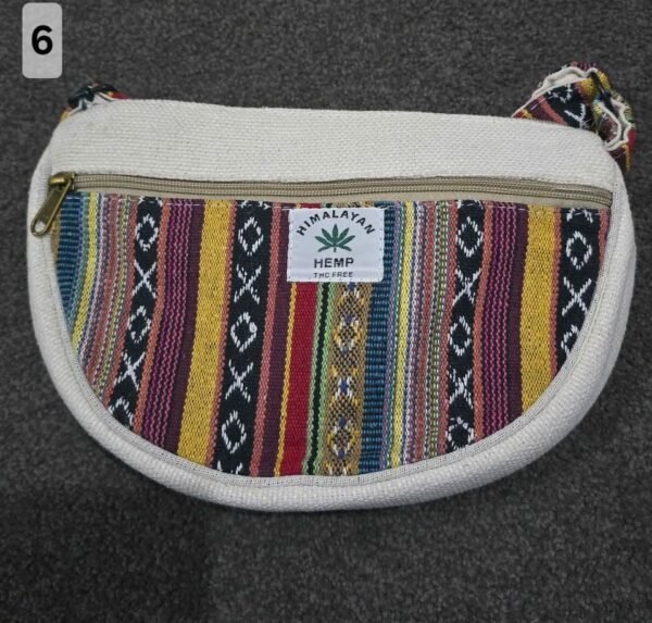 Natural Hemp Crossbody Bag - Image 6