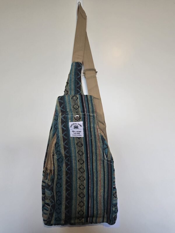 Hemp Sling Backpack – 6 Unique Color Patterns - Image 3