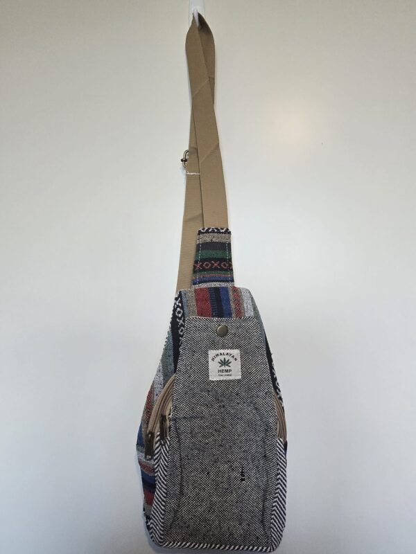 Hemp Sling Backpack – 6 Unique Color Patterns - Image 5