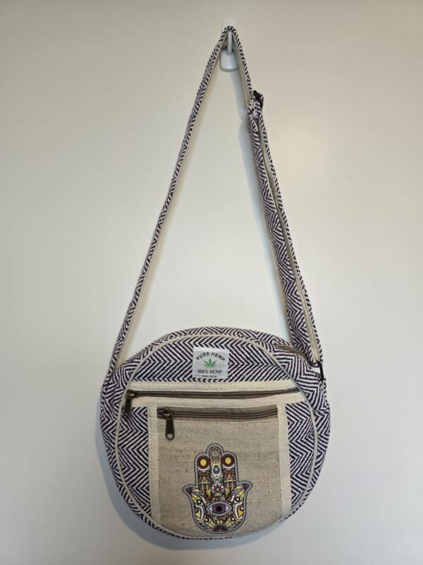 Hemp Crossbody Bag –10 Unique Multicolor Designs
