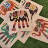 Handcrafted Elephant Embroidered Cushion Cover – 6 Vibrant Colors - Image 4